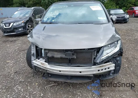 2019 Honda Odyssey Touring из США, поврежденный, VIN 5FNRL6H87KB100211